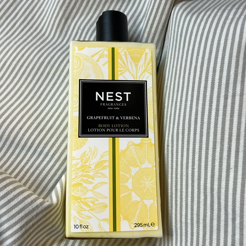 Brand NEW never opened. NEST discontinued? Grapefruit &Verbena Body lotion 10oz